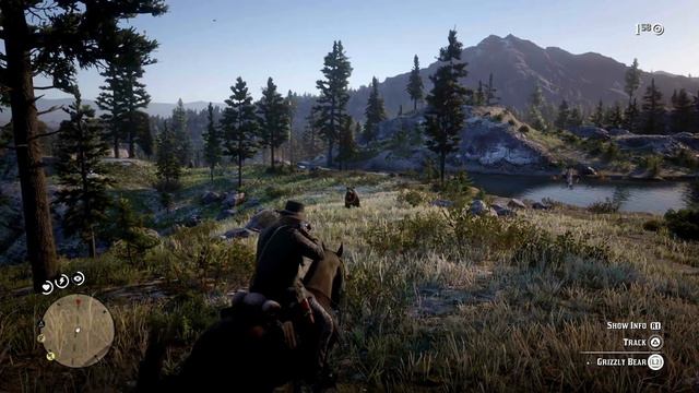 Red Dead Redemption 2 - Diablo the Dark Bay Andalusian, a Grizzly and Photo Mode смотреть онлайн