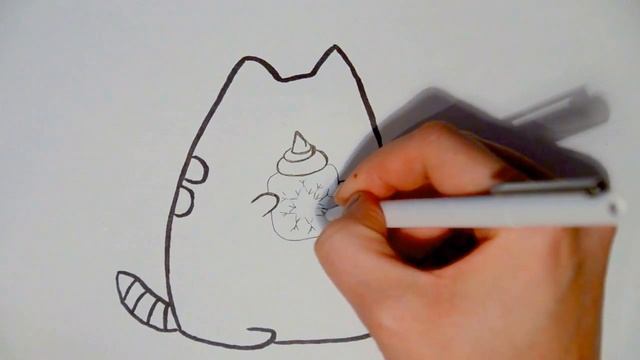 Рисуем кота Пушина. Новогодний кот Пушин смотреть онлайн