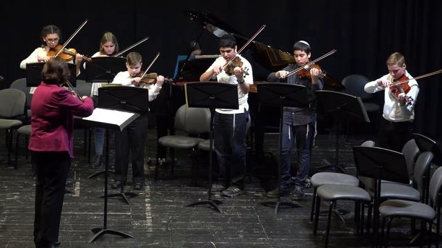 Габи Завацки . Оркестр скрипачей муз.школы г.Бейт шемеш Израиль смотреть онлайн