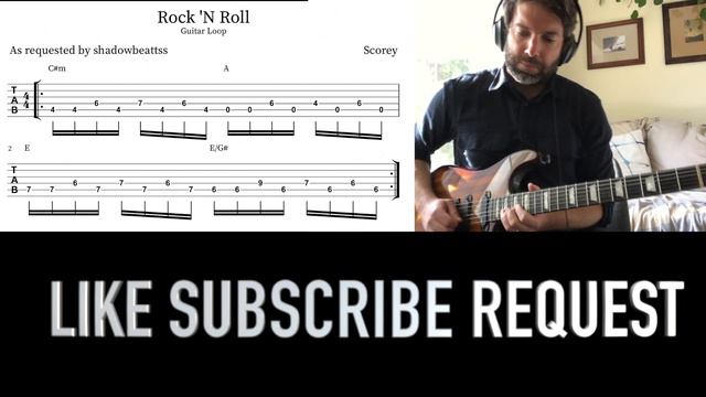 Scorey - Rock 'N Roll (Guitar Loop with Tab) смотреть онлайн