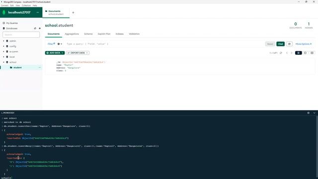 Insert Into Mongo DB смотреть онлайн