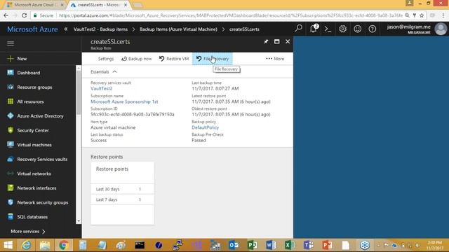 Training Class Azure 301 Backup & DR with Jason Milgram смотреть онлайн