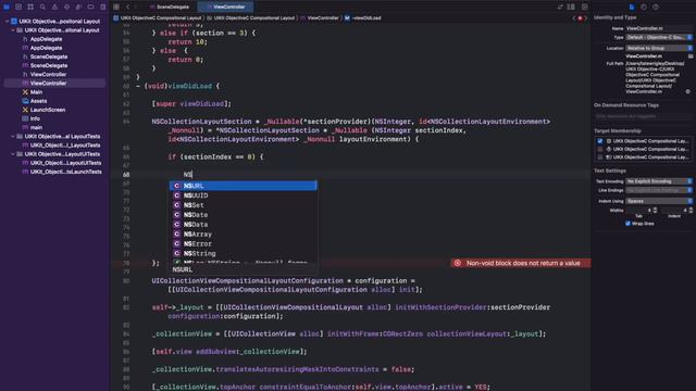 UIKit - Objective-C - Programmatic UICollectionViewCompositionalLayout - Tutorial - Quartz смотреть онлайн