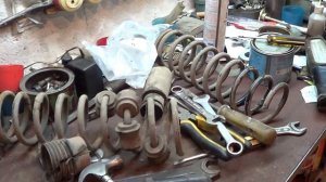 Замена пружин на Toyota Corsa, Tercel. Starlet