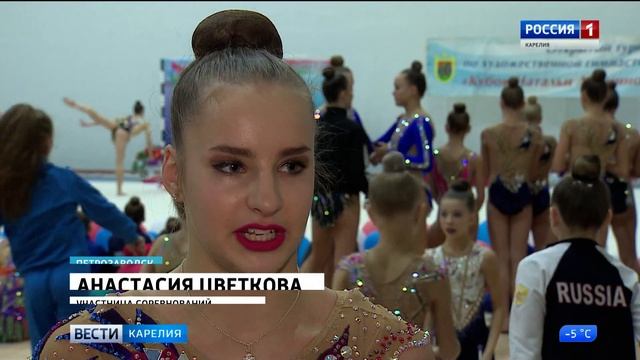 Соревнования по художественной гимнастике в Петрозаводске смотреть онлайн