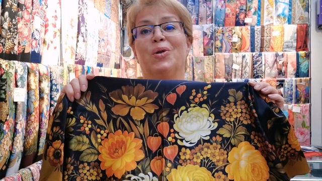 Солнце вам в ленту ???Павловопосадские платки в Минске. Алёна смотреть онлайн