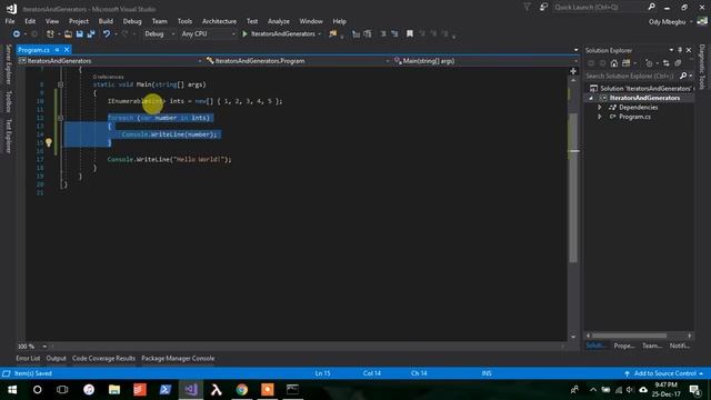 LINQ Basics - 03 - Iterators and Generators смотреть онлайн