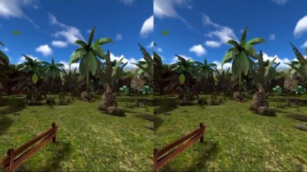 Jurassic Dino VR Google Cardboard Virtual Reality 3D Gameplay 1080p