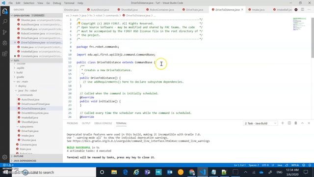 FRC - Command Base System - Java - VS Code 2020 - Part 8 смотреть онлайн