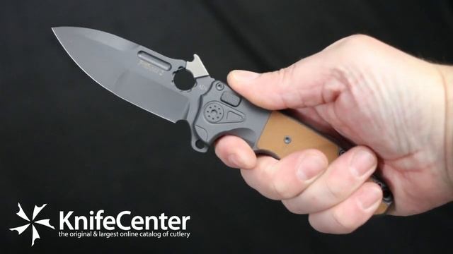 Andre De Villiers Knives Mini Pitboss 2 Kal-Gard Flipper Knife смотреть онлайн