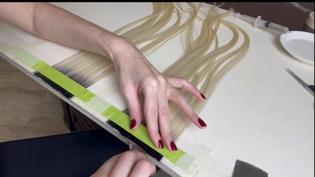 Биолента. Делаю очень тонкие  густые ленты. Бионаращивание волос.