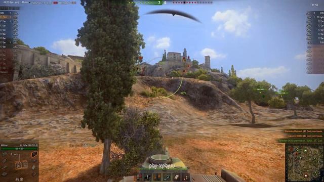 Большое количество Т7 против одного Гочкисса смотреть онлайн