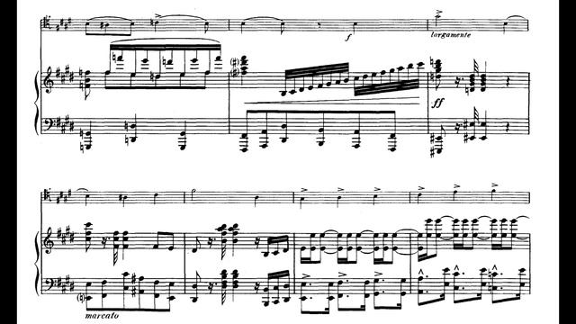 Camille Saint-Saens - Cavatine for Trombone and Piano, Op. 144 (1915) [Score-Video] смотреть онлайн