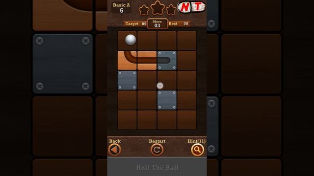 Roll the Ball: slide puzzle 2 - Levels 1 to 10 Basic A walkthrough смотреть онлайн