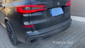 Underground Exhaust BMW X5 50i M50i G05 Stage 3 Sound Klappenauspuff