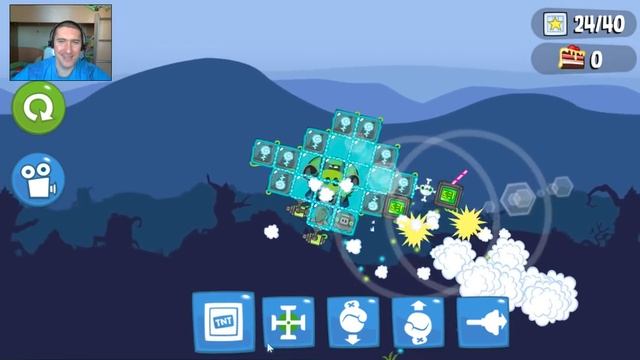 BadPiggiesHD Сумасшедшее НЛО! Песочница! BadPiggiesHD Crazy UFO! Sandbox!   A Bug In The Game!