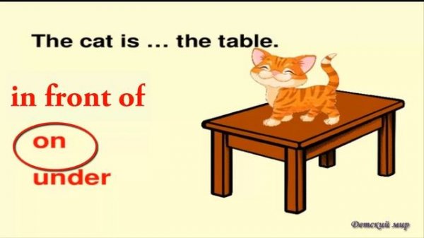 Prepositions of place in English. Предлоги места в английском языке #prepositions