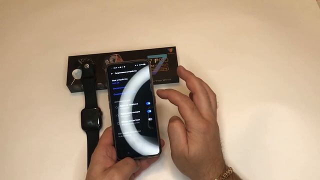 Подключение часов X7pro к смартфону