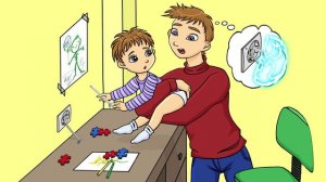 Детям об энергобезопасности. Игры с розеткой