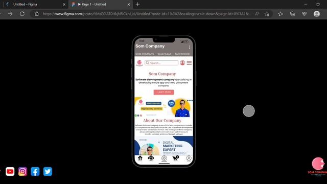 Mobile App Design Figma | Som Company. смотреть онлайн