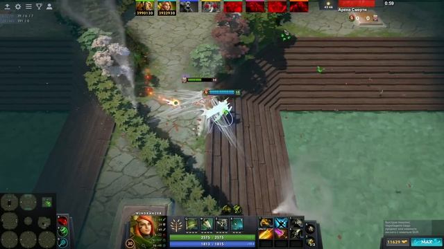 ТОРНАДО WINDRANGER через ЛОВКОСТЬ, 2 ИГРЫ / WORLD OF DOTA / Дота 2 смотреть онлайн