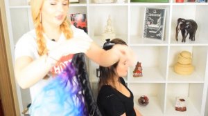 Как наращивать на трессах или креативное голливудское наращивание.