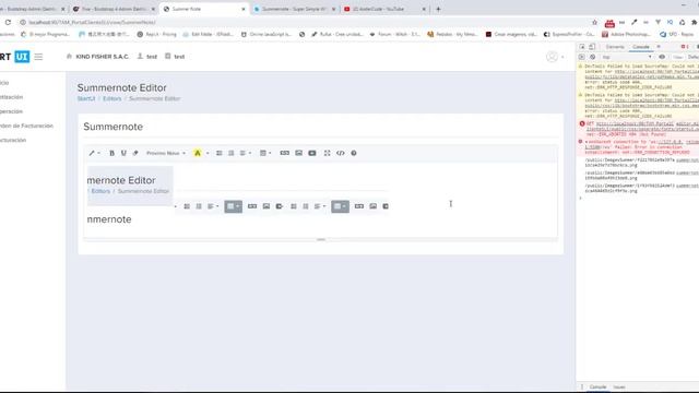 SummerNote Js con PHP смотреть онлайн