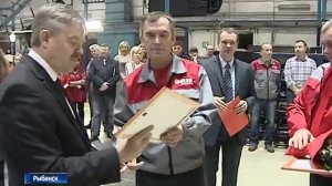 Рыбинский завод отметил 46-летие со дня производства первого снегохода