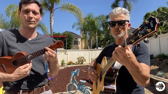 Georgia on my mind #Ukulele Jazz Jam with  @christopher davis-shannon  [FREE Sheet] 😎 смотреть онлайн