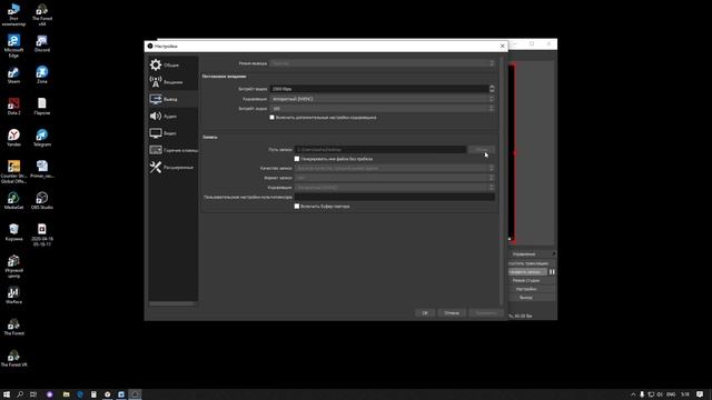 ✅Как настроить путь сохранения видео в программе ОБС??? смотреть онлайн