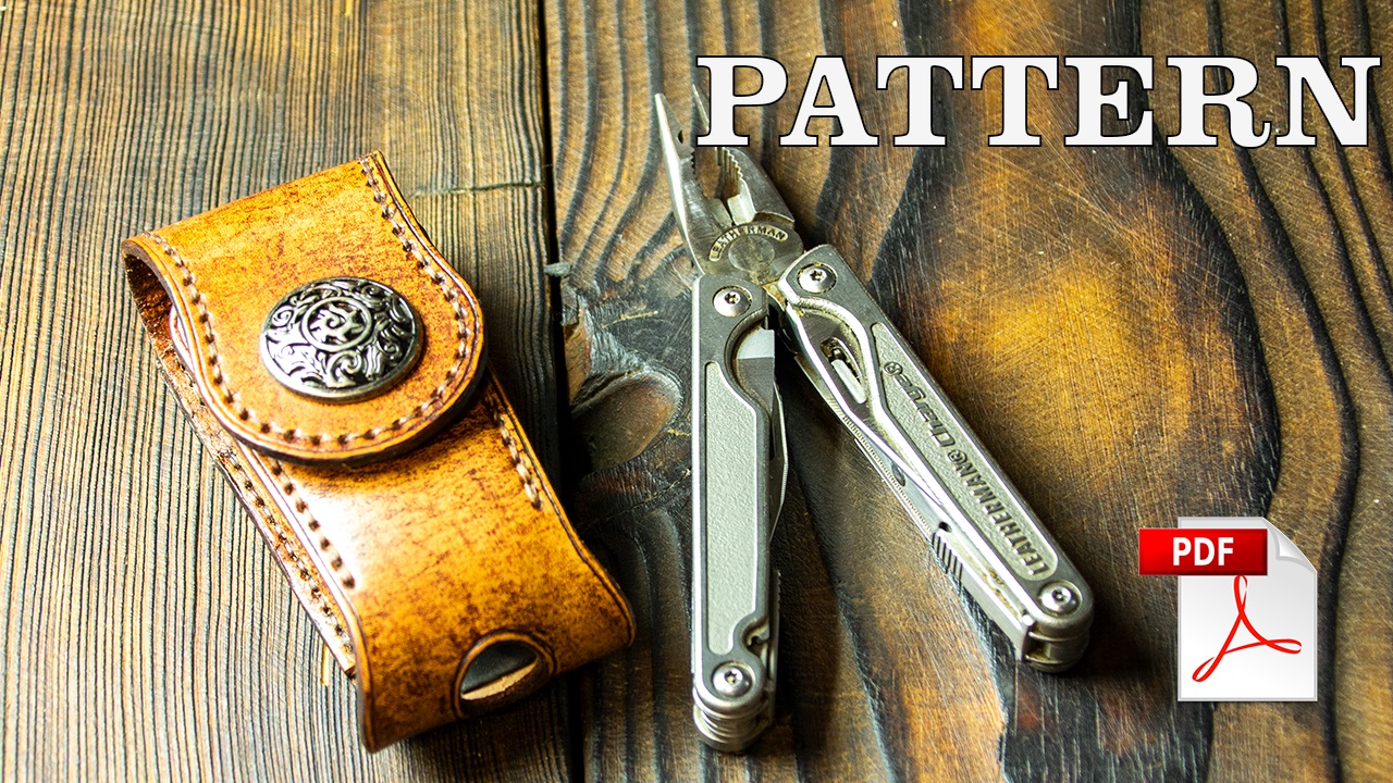 Как сшить чехол из кожи для мультитула Leatherman Charge Wave+ TTI