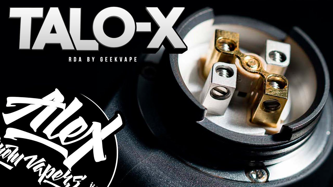 АНТИPOD ОБЗОР L TALO-X RDA By GeekVape L Alex VapersMD Review