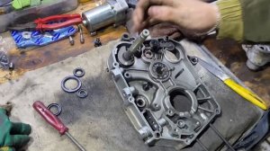 Как собрать двигатель от мопеда 110 кубов #1 часть