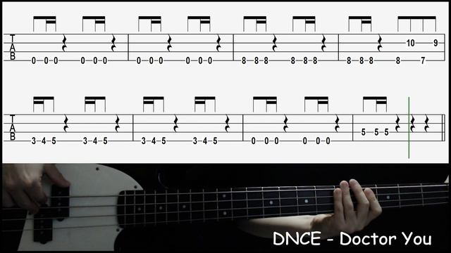 DNCE - Doctor You (Bass cover with tabs 185) смотреть онлайн