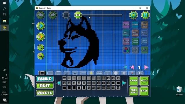 Перенос изображения в уровень Geometry Dash. (Береги ушки) смотреть онлайн