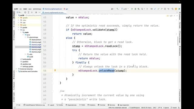 Implementing an "AtomicLong" Capability with Java Synchronizers - Case Study ex39 (Part 3) смотреть онлайн