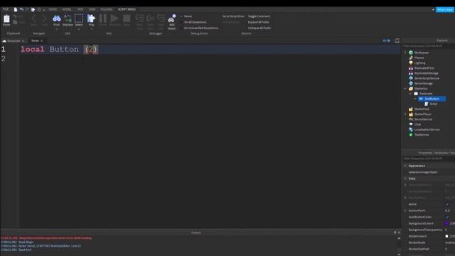 How to make a click a button to spawn a part | Roblox Studio 2020 смотреть онлайн