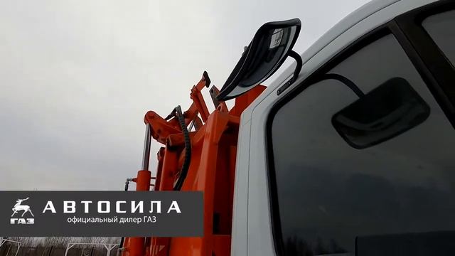 МУСОРОВОЗ С БОКОВОЙ ЗАГРУЗКОЙ КО-440-2N НА БАЗЕ ГАЗОН НЕКСТ смотреть онлайн