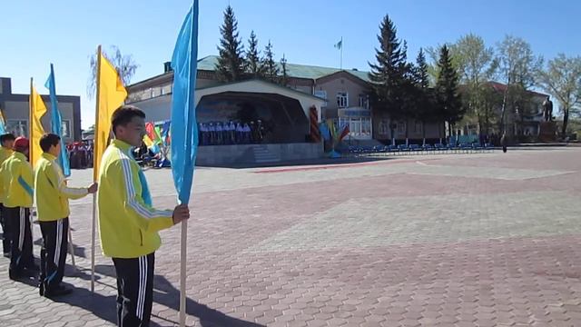 День Победы в Зеренде. 2014год. смотреть онлайн