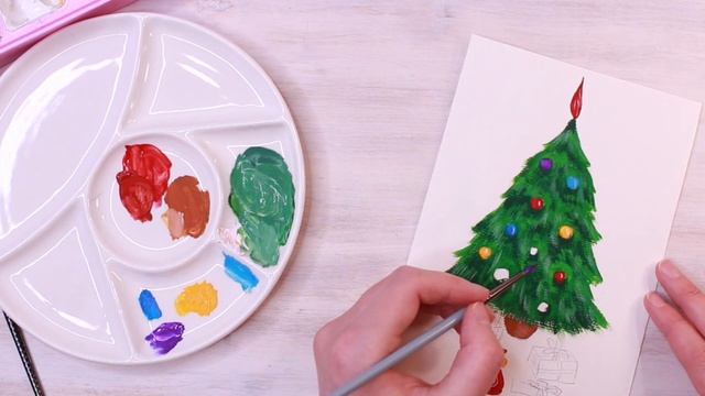 Новогодняя открытка #2 / Speed Paint смотреть онлайн