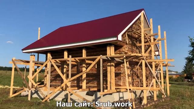 Сруб 6х8 В Уфе. Аминево.Чишминский район ИП Искужин 89279205779 смотреть онлайн