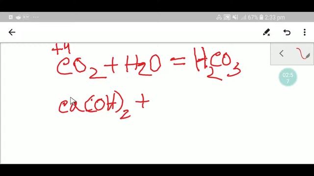 What type of Reaction is Ca(OH)2+CO2 =CaCO3+H2O || Calcium hydroxide and Carbon dioxide type of rea смотреть онлайн