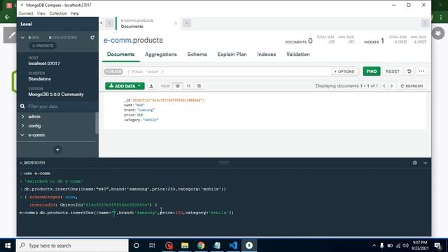 Node JS in tutorial # 29 MongoDB Curd Operation смотреть онлайн