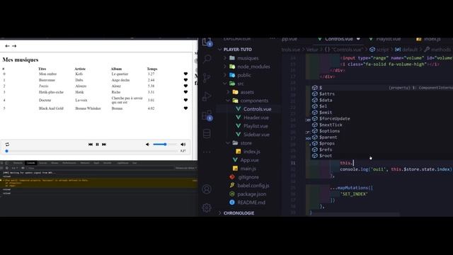 [VueJS] : Création playlist de musique : Episode 2 смотреть онлайн