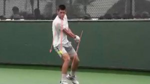 17. Tennis Современный двуручный удар слева бекхенд