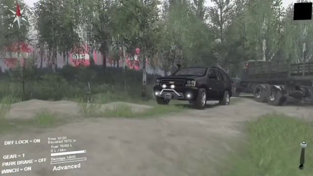 Chevrolet Tahoe GMT900 для Spintires 16 смотреть онлайн
