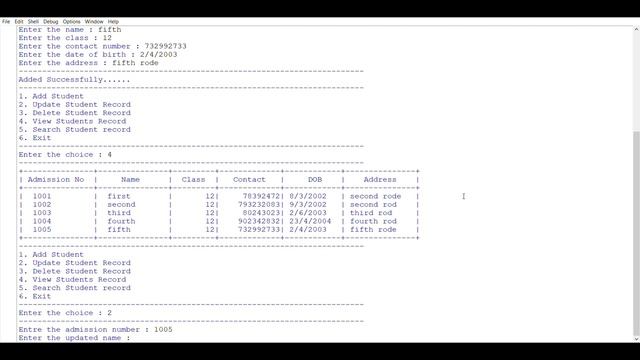 Class 12 Student Management System in Python using | MySql | Class 12 Computer Science Project смотреть онлайн