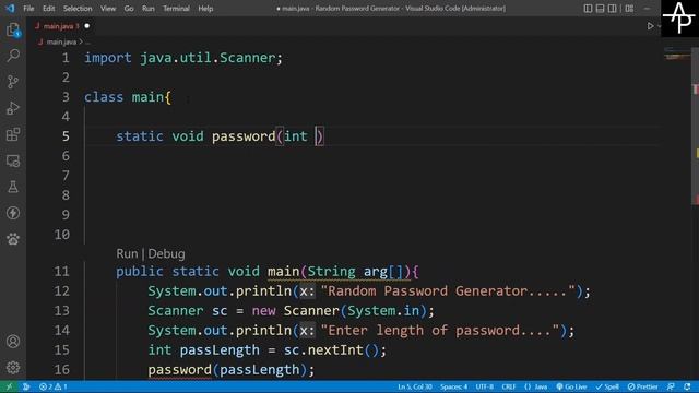Random Password Generator in java language || Java language смотреть онлайн