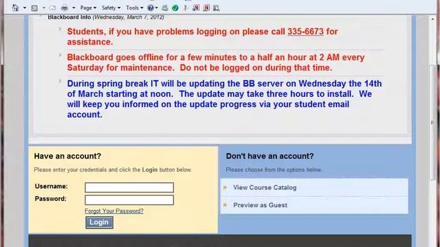 Odessa College - How to access Blackboard 9.1 смотреть онлайн