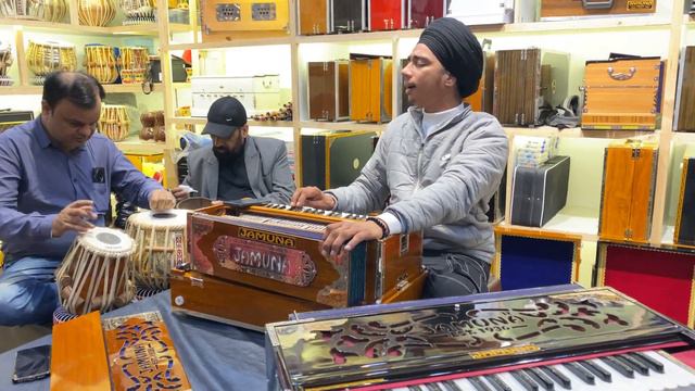 Naseeba - Live Cover at JAMUNA , Chandigarh | Punjabi Song | #germany #harmonium смотреть онлайн